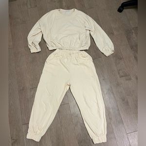 Oak & Fort Sweatsuit - size L pants size M top